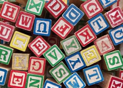 blocks with the alphabet on them